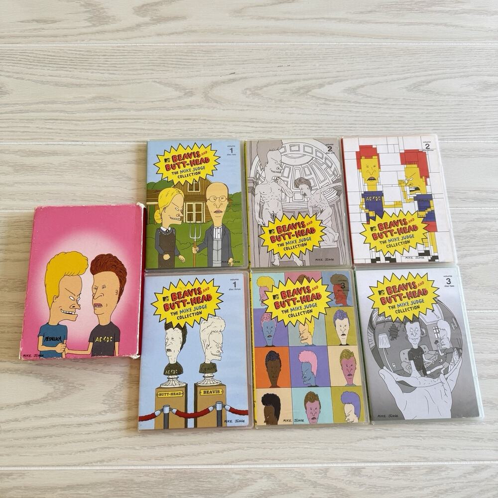 Beavis & Butt-Head Mike Judge Collection DVDs Lot Vol 1–3 Multiple Discs Tested